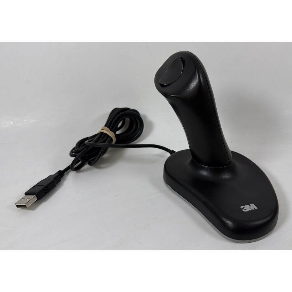 3M Ergonomic Optical Mouse EM500GPL Wired Black Vertical Mouse Tested